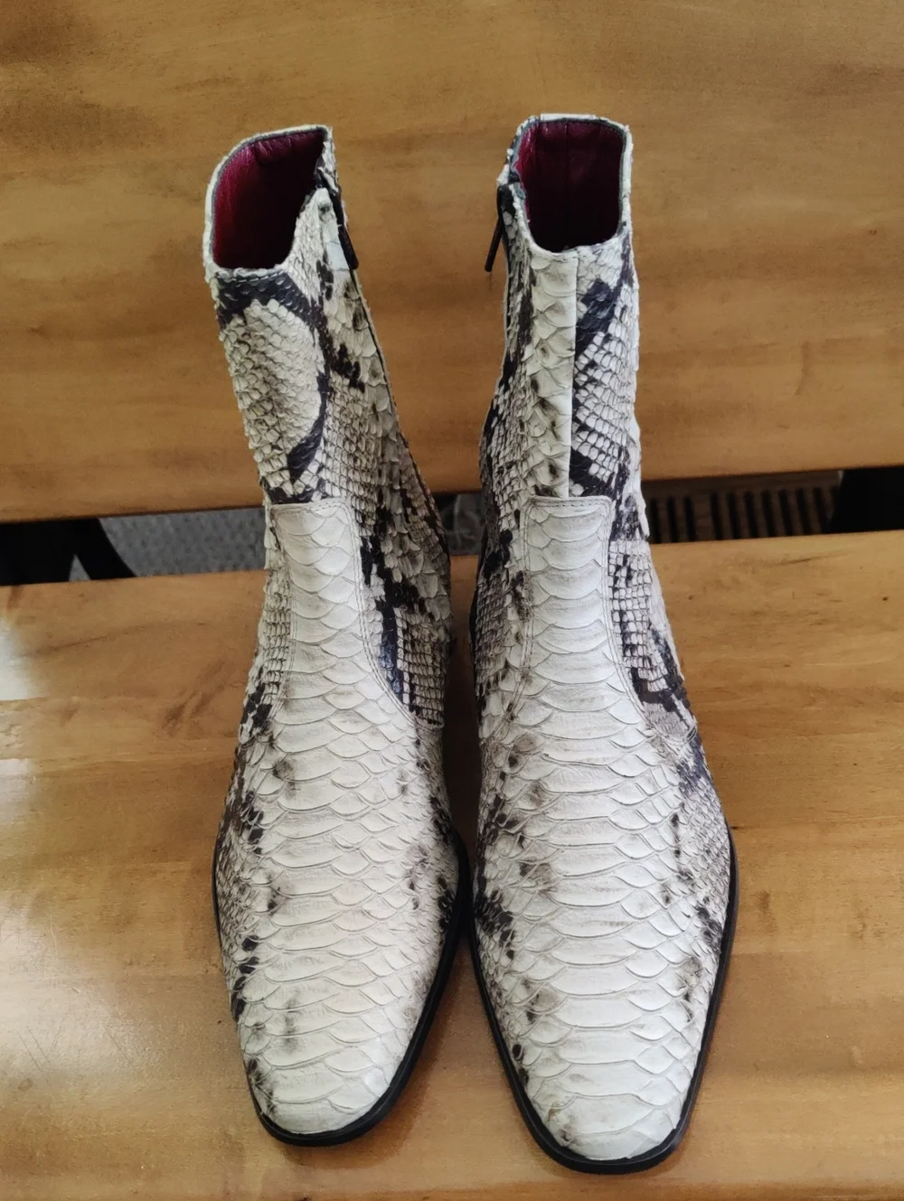 Jean Michael Cazabat Snake Embossed Boots(Sneak) Size 41.5 Jean Michael Cazabat Snake Embossed Boots(Sneak) Size 41.5  main image 2